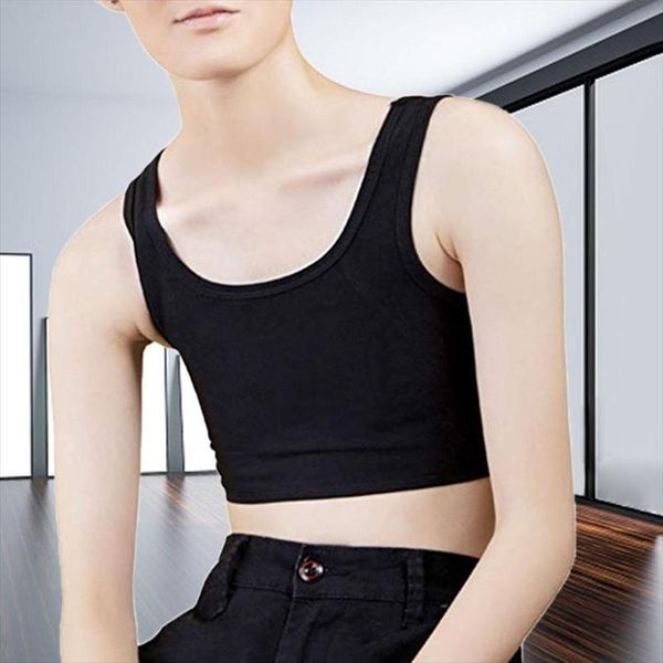 short vest undershirt tomboy breathable buckle short chest binder summer cos bra vest sports underwear comfortable sports, White
short vest undershirt tomboy breathable buckle short chest binder summer cos bra vest sports underwear comfortable sports, White