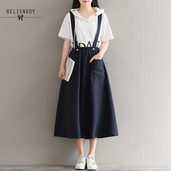 skirts mori girl spring summner women sleeveless suspender dress solid spaghetti strap casual elastic waist female elbise cotton linen, Black
skirts mori girl spring summner women sleeveless suspender dress solid spaghetti strap casual elastic waist female elbise cotton linen, Black