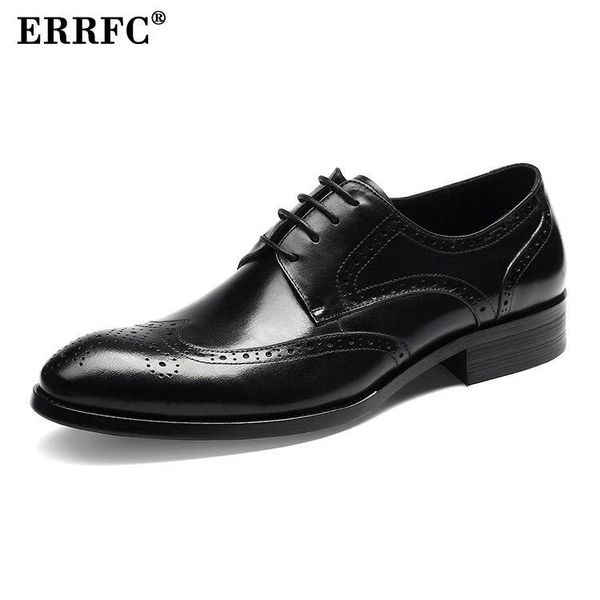 errfc concise designer men black formal shoes fashion round toe lace up leisure leather shoes for man office brogue shoe 37-45
errfc concise designer men black formal shoes fashion round toe lace up leisure leather shoes for man office brogue shoe 37-45