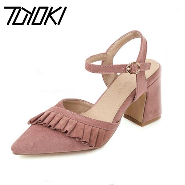 sandals tuyoki 2021 women shoes fashion slingbacks pointed toe solid square high heels footwear size 34-431, Black
sandals tuyoki 2021 women shoes fashion slingbacks pointed toe solid square high heels footwear size 34-431, Black