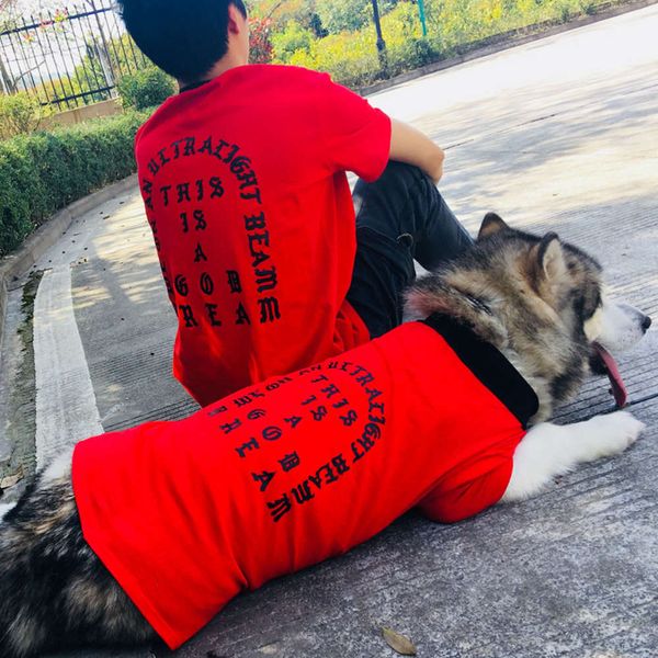 tlb red large parent-child golden alaska husky samoys cloth big dog t-shirt
tlb red large parent-child golden alaska husky samoys cloth big dog t-shirt