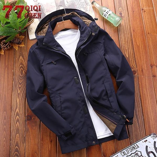 new jacket men's hooded jacket windbreaker waterproof mesh lining casual tactical clothing chaqueta hombre1, Black;brown
new jacket men's hooded jacket windbreaker waterproof mesh lining casual tactical clothing chaqueta hombre1, Black;brown