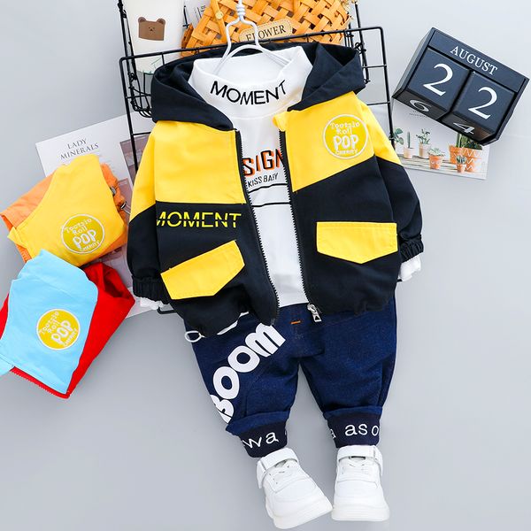 kid мальчик девочка handsome с капюшоном одежда наборы 2020 new outfit пальто + футболка + джинсы 3шт хлопок дети младенец шитье одежда c101, White
kid мальчик девочка handsome с капюшоном одежда наборы 2020 new outfit пальто + футболка + джинсы 3шт хлопок дети младенец шитье одежда c101, White