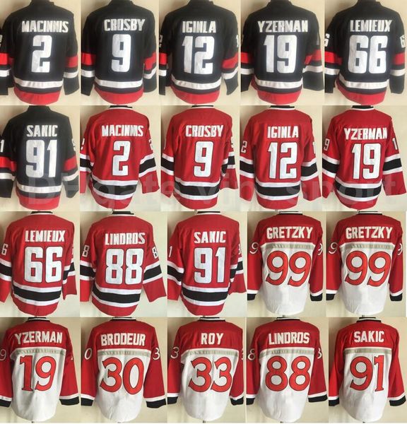 retror ice hockey 19 steve yzerman jersey classic 12 jarome iginla 30 martin brodeur 66 mario lemieux 91 joe sakic 99 wayne gretzky, Black
retror ice hockey 19 steve yzerman jersey classic 12 jarome iginla 30 martin brodeur 66 mario lemieux 91 joe sakic 99 wayne gretzky, Black