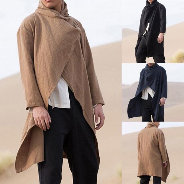 fashion long sleeve clothes streetwear casual male soft men's new spring medium length cape cardigan fashion g351, Tan;black
fashion long sleeve clothes streetwear casual male soft men's new spring medium length cape cardigan fashion g351, Tan;black