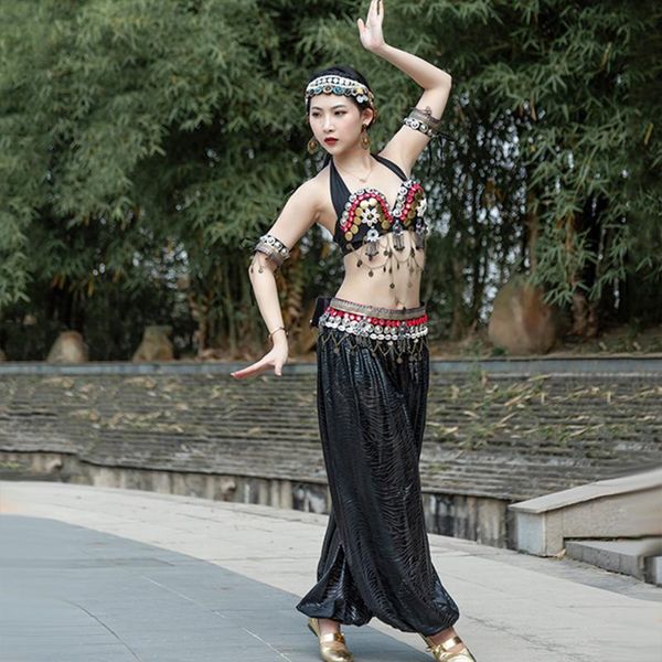 stage wear ats gypsy clothes belly dance costumes tribal bellydance bra belt pants vintage coins tassel adjustment performance, Black;red
stage wear ats gypsy clothes belly dance costumes tribal bellydance bra belt pants vintage coins tassel adjustment performance, Black;red