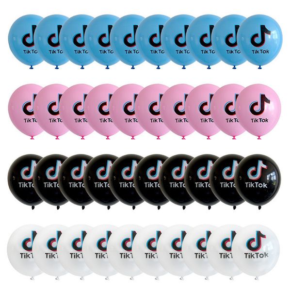 12 inch tiktok latex balloons birthday party decorative balloons tik tok party diy live video decorations
12 inch tiktok latex balloons birthday party decorative balloons tik tok party diy live video decorations