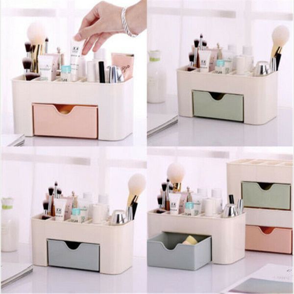 new womens desk make up brush holder organizer box drawer storage jewellery case
new womens desk make up brush holder organizer box drawer storage jewellery case