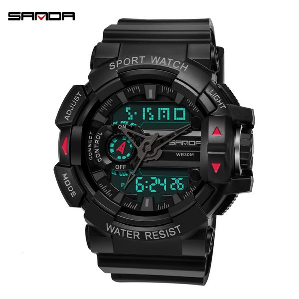 2020 new sanda sports casual fashion male waterproof men erkek kol saati electronic watch, Silver
2020 new sanda sports casual fashion male waterproof men erkek kol saati electronic watch, Silver