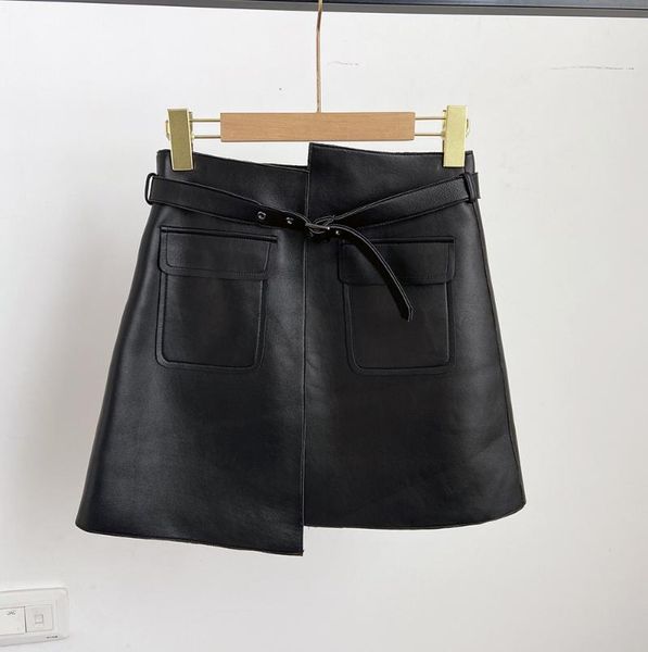 skirts winter irregular belt leather suede short skirt of tall waist bust small a word, Black
skirts winter irregular belt leather suede short skirt of tall waist bust small a word, Black