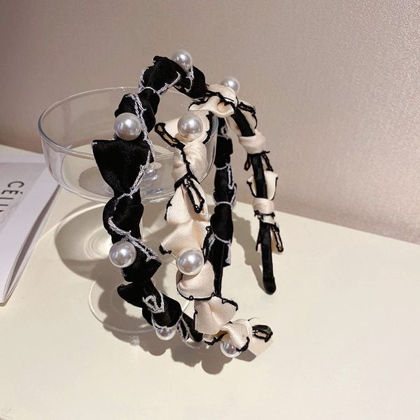 2022 korean female temperament imitation pearl bow hairband headband fashion sweet girl women's hair accessories, Slivery;white
2022 korean female temperament imitation pearl bow hairband headband fashion sweet girl women's hair accessories, Slivery;white