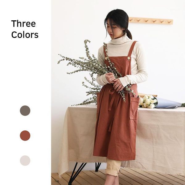 new cotton linen apron for cooking baking flower shop ruffles work clean kitchen aprons for woman uniform lady dress1
new cotton linen apron for cooking baking flower shop ruffles work clean kitchen aprons for woman uniform lady dress1