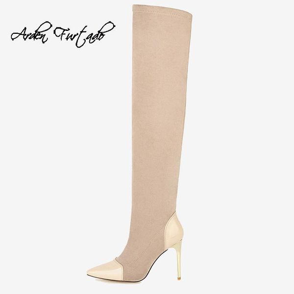 arden furtado 2020 winter fashion pointed spike mixed colors black and apricot over the knee boots nylon coat of paint
arden furtado 2020 winter fashion pointed spike mixed colors black and apricot over the knee boots nylon coat of paint