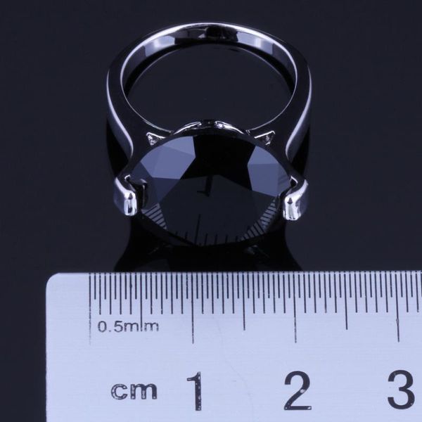 round black cubic zirconia silver plated ring sublime v0078, Golden;silver
round black cubic zirconia silver plated ring sublime v0078, Golden;silver