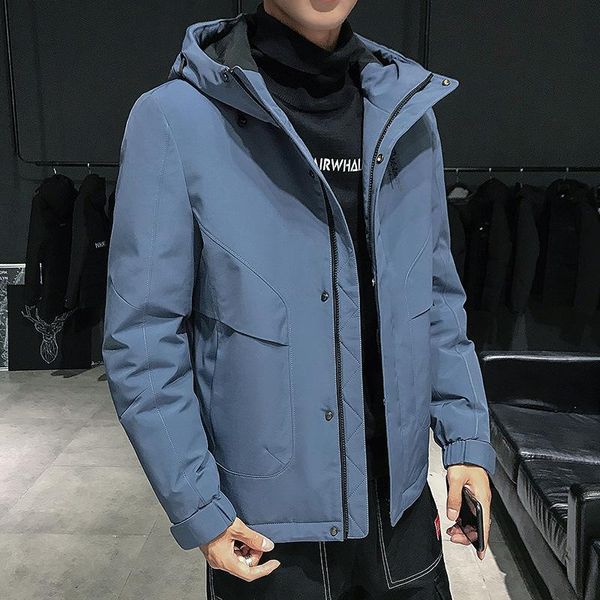 2020 new down jacket men's short fashion brand cool sports casual hooded coat winter fashion warm top, Black
2020 new down jacket men's short fashion brand cool sports casual hooded coat winter fashion warm top, Black