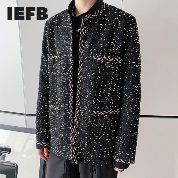 men's wool & blends iefb 2021 autumn winter clothes long sleeve woolen coat cardigan many pockets loose jackets male 9y4693, Black
men's wool & blends iefb 2021 autumn winter clothes long sleeve woolen coat cardigan many pockets loose jackets male 9y4693, Black