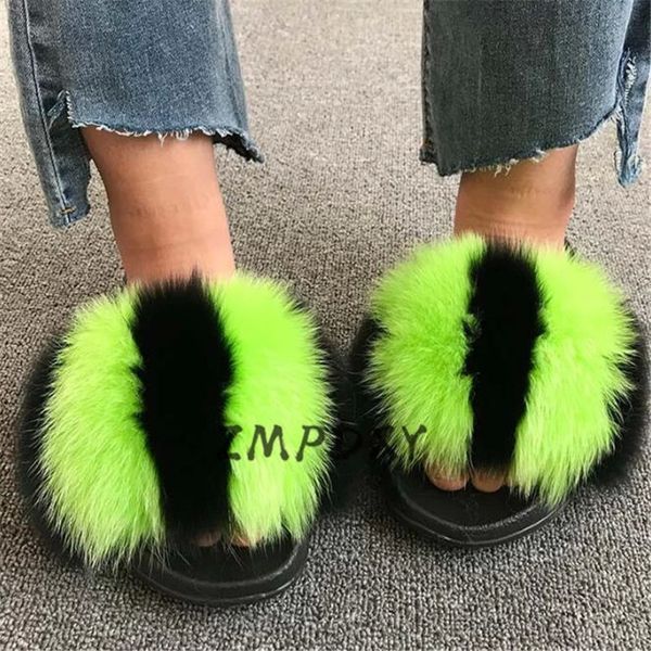 female plush flip flops kids/children's real fox fur slippers women raccoon fur slides ladies fluffy furry open toe sandals #4i9x, Black
female plush flip flops kids/children's real fox fur slippers women raccoon fur slides ladies fluffy furry open toe sandals #4i9x, Black