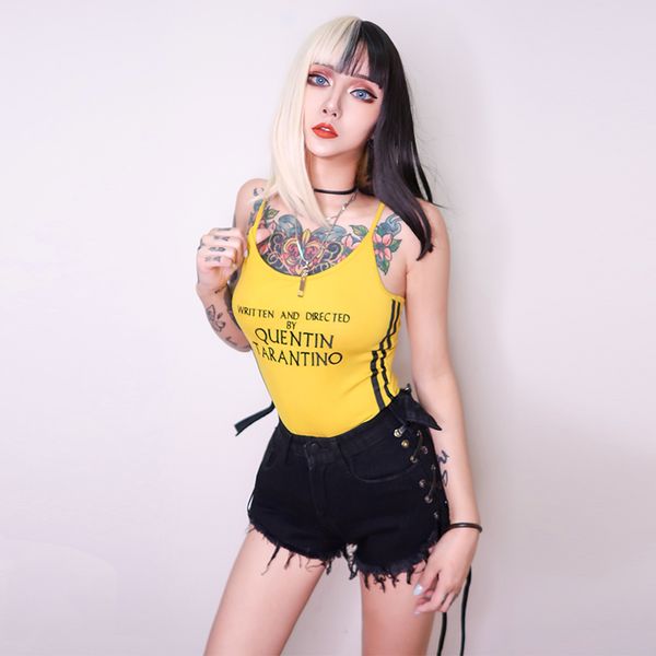 jazz costumes yellow bodysuit black shorts pole dance clothing ladies nightclub singer dj rave outfit cheerleader costume, Black;red
jazz costumes yellow bodysuit black shorts pole dance clothing ladies nightclub singer dj rave outfit cheerleader costume, Black;red