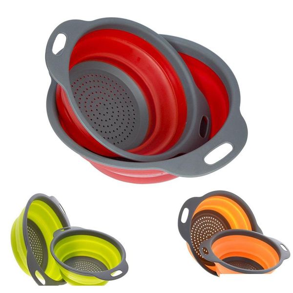 2 pcs/set collapsible sile colander folding mesh colander fruit vegetable strainer home kitch qylvxt garden2010
2 pcs/set collapsible sile colander folding mesh colander fruit vegetable strainer home kitch qylvxt garden2010