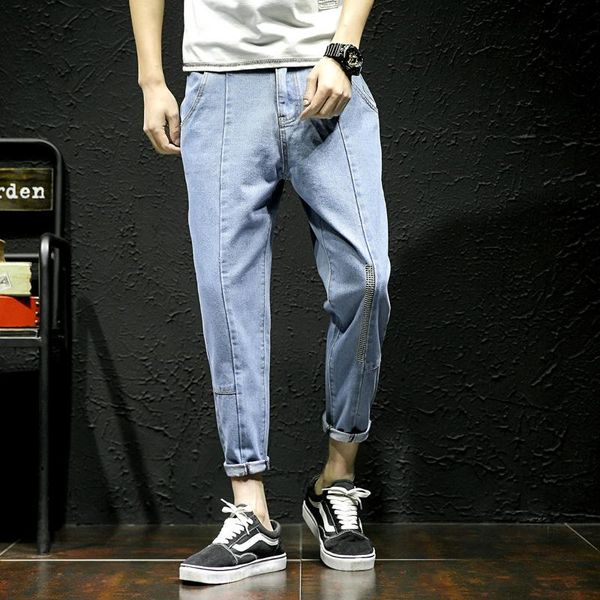 mens streetwear pants casual jeans men slim fit 5xl 2020 hip hop denim trousers pants male ankle length cowboy asian size j06, Blue
mens streetwear pants casual jeans men slim fit 5xl 2020 hip hop denim trousers pants male ankle length cowboy asian size j06, Blue