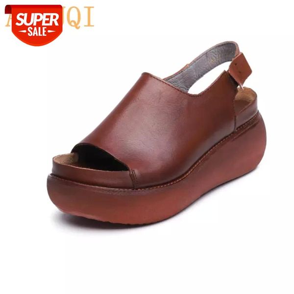 aiyuqi sandals women platform 2020 summer 100% genuine leather retro women sandals trend shoes european roman #mu6r, Black
aiyuqi sandals women platform 2020 summer 100% genuine leather retro women sandals trend shoes european roman #mu6r, Black