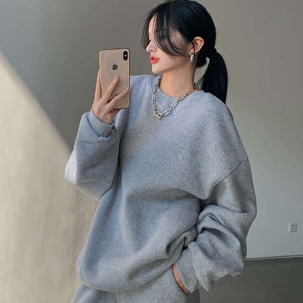 11autumn leisure women's sports suit winter 2020 new running bodywear two piece set plush thickening fashion, Gray
11autumn leisure women's sports suit winter 2020 new running bodywear two piece set plush thickening fashion, Gray