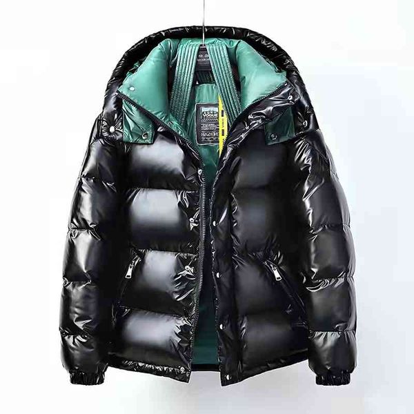 men's winter down jacket, warm coat, windproof raincoat, loose, european american style, Black
men's winter down jacket, warm coat, windproof raincoat, loose, european american style, Black