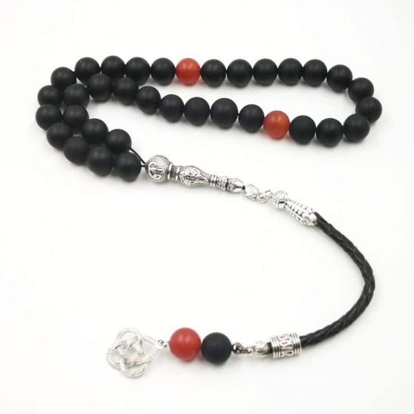 black frosted agates leather tassel tasbih everything is new bracelets on hand accessories prayer 33 66 99beads man's jewelry
black frosted agates leather tassel tasbih everything is new bracelets on hand accessories prayer 33 66 99beads man's jewelry