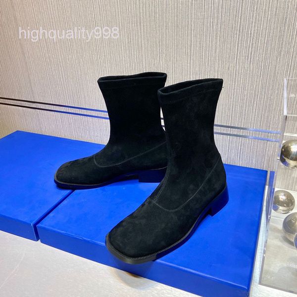 boots high end quality thick heel short boots women's autumn and winter square head elastic thin versatile leather martin, Black
boots high end quality thick heel short boots women's autumn and winter square head elastic thin versatile leather martin, Black