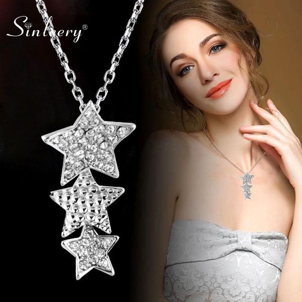 sinleery кристалл звезды ожерелье цвета серебра choker цепи rhinestone ожерелье для женщин ювелирные изделия xl220 ssc, Silver
sinleery кристалл звезды ожерелье цвета серебра choker цепи rhinestone ожерелье для женщин ювелирные изделия xl220 ssc, Silver