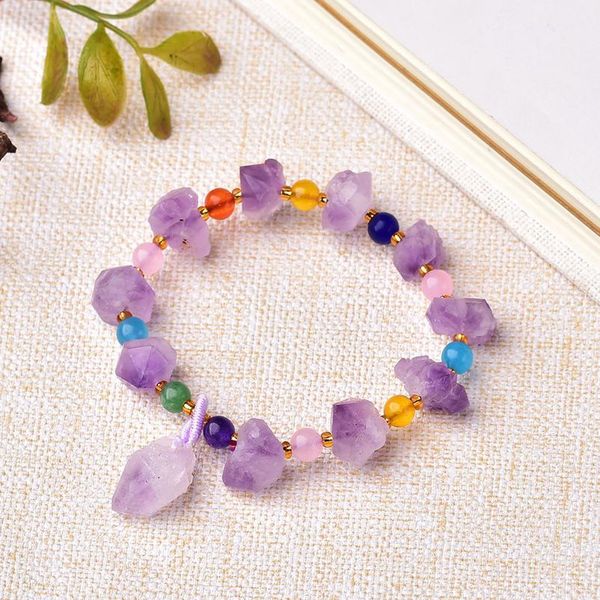 1pc natural amethyst women bracelets raw crystals charm fashion simple colourful mineral jewelry for ladies jewelry jlleza, Black
1pc natural amethyst women bracelets raw crystals charm fashion simple colourful mineral jewelry for ladies jewelry jlleza, Black