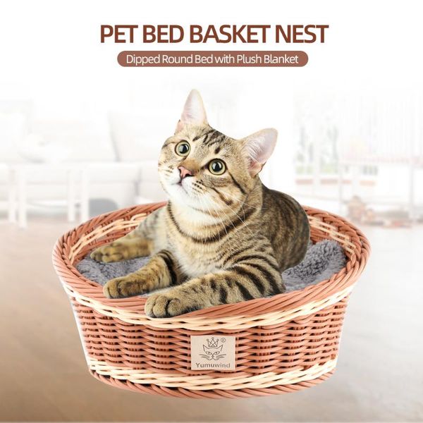 cat beds & furniture pet basket bed nest rectangle pp knitted puppy with plush blanket for cats dogs pets
cat beds & furniture pet basket bed nest rectangle pp knitted puppy with plush blanket for cats dogs pets
