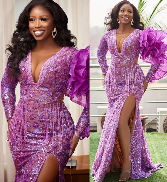2022 plus size arabic aso ebi luxurious mermaid lilac prom dresses beaded lace evening formal party second reception birthday engagement gow, Black
2022 plus size arabic aso ebi luxurious mermaid lilac prom dresses beaded lace evening formal party second reception birthday engagement gow, Black