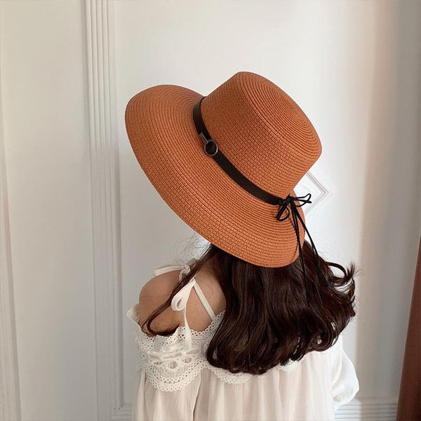 wide brim hats 2021 summer for women straw boater flat sun hat ladies elegant beach cap sombreros mujer verano hepburn black, Blue;gray
wide brim hats 2021 summer for women straw boater flat sun hat ladies elegant beach cap sombreros mujer verano hepburn black, Blue;gray
