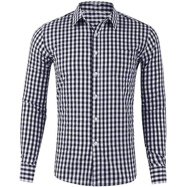 european style men's shirts plaid xxxxl big and tall mens shirt long sleeve tees brand clothing slim fit casual streetwear a716, White;black
european style men's shirts plaid xxxxl big and tall mens shirt long sleeve tees brand clothing slim fit casual streetwear a716, White;black