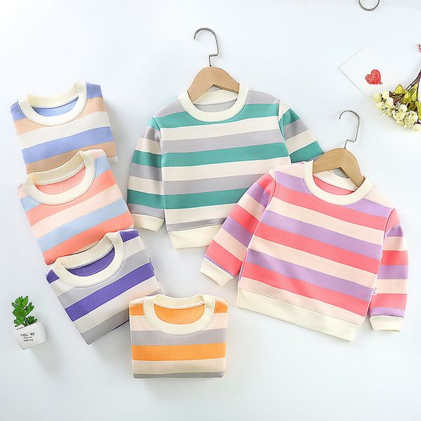 boys girls sweatshirt kids children warm striped sweater toddlers pullover youth crewneck cotton clothes autumn winter lj200811, Black
boys girls sweatshirt kids children warm striped sweater toddlers pullover youth crewneck cotton clothes autumn winter lj200811, Black