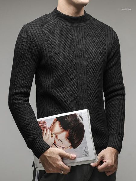 2020 half-high collar sweater in autumn and winter men's korean version coarse needle pure cotton warm knitted sweater1, White;black
2020 half-high collar sweater in autumn and winter men's korean version coarse needle pure cotton warm knitted sweater1, White;black