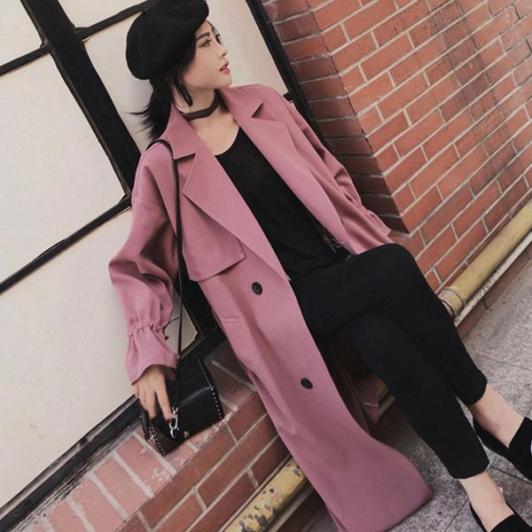 2021 spring autumn korea style vintage loose long trench coat women double breasted windbreaker casual clothing female fy54, Tan;black
2021 spring autumn korea style vintage loose long trench coat women double breasted windbreaker casual clothing female fy54, Tan;black