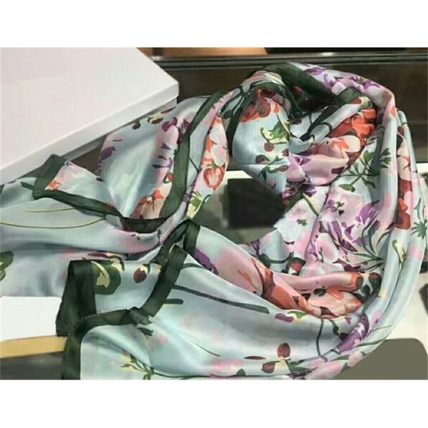 2019 fashion autumn and winter brand silk scarves timeless classic, super long shawl fashion women's soft silk scarves, Blue;gray
2019 fashion autumn and winter brand silk scarves timeless classic, super long shawl fashion women's soft silk scarves, Blue;gray