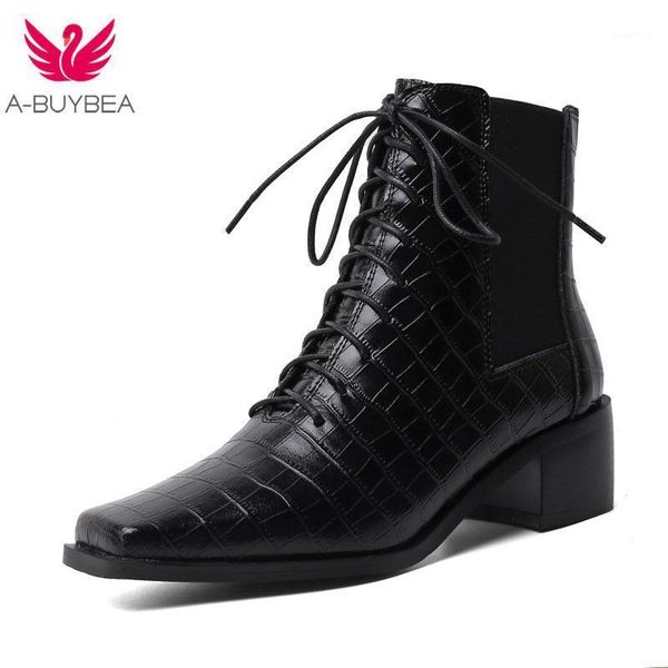 boots genuine leather women ankle cross-tied shortboots autumn/winter 5cm high heels shoes factory 1, Black
boots genuine leather women ankle cross-tied shortboots autumn/winter 5cm high heels shoes factory 1, Black