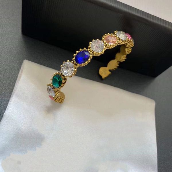 designer exquisite bracelet coloured crystal bangle fashion personality openings brass chain inlaid stones luxury jewellry gift womens brace, Black
designer exquisite bracelet coloured crystal bangle fashion personality openings brass chain inlaid stones luxury jewellry gift womens brace, Black