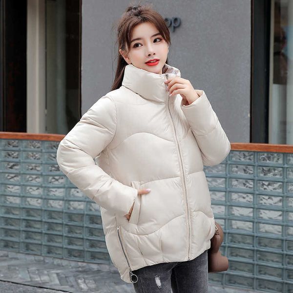 winter new womens asymmetry solid color stand collar padded coat women zipper soft glossy thick jackets streetwear 201014, Black
winter new womens asymmetry solid color stand collar padded coat women zipper soft glossy thick jackets streetwear 201014, Black