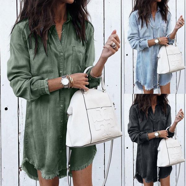 denim jeans women casual full sleeve solid button blouse ladies autumn loose long shirts feminino cowboy drop shipping, White
denim jeans women casual full sleeve solid button blouse ladies autumn loose long shirts feminino cowboy drop shipping, White