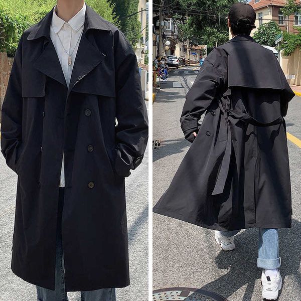 spring and autumn black windbreaker 2020 new mid long men's cool trend coat korean khaki, Tan;black
spring and autumn black windbreaker 2020 new mid long men's cool trend coat korean khaki, Tan;black