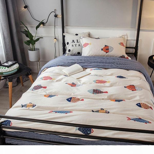 2019 ins cartoon colorful fishes dormitory 3pcs bedding set twin hypoallergenic cotton bedlinens duvet cover set single bed
2019 ins cartoon colorful fishes dormitory 3pcs bedding set twin hypoallergenic cotton bedlinens duvet cover set single bed