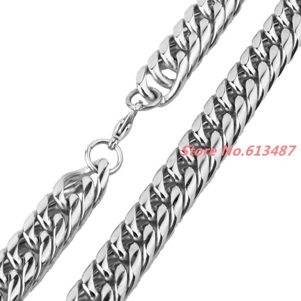 chains 7-40" 16mm men's heavy jewelry cool silver color stainless steel curb cuban chain necklace or bracelet arrived gift
chains 7-40" 16mm men's heavy jewelry cool silver color stainless steel curb cuban chain necklace or bracelet arrived gift