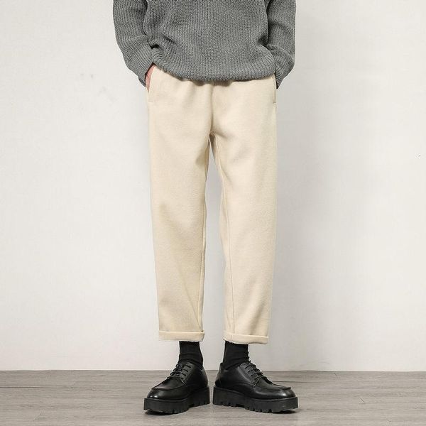 men's pants 2021 winter men's fashion trend heavy woolen keep warm casual thickening drawstring solid color trousers size m-3xl1, Black
men's pants 2021 winter men's fashion trend heavy woolen keep warm casual thickening drawstring solid color trousers size m-3xl1, Black