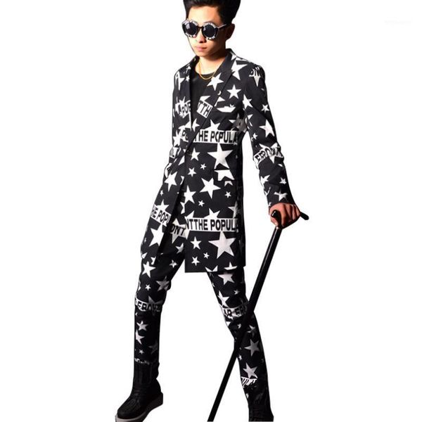 custom nightclub singer dj costumes male fashion casual star pattern long suit jacket men slim fit blazers coat1, White;black
custom nightclub singer dj costumes male fashion casual star pattern long suit jacket men slim fit blazers coat1, White;black