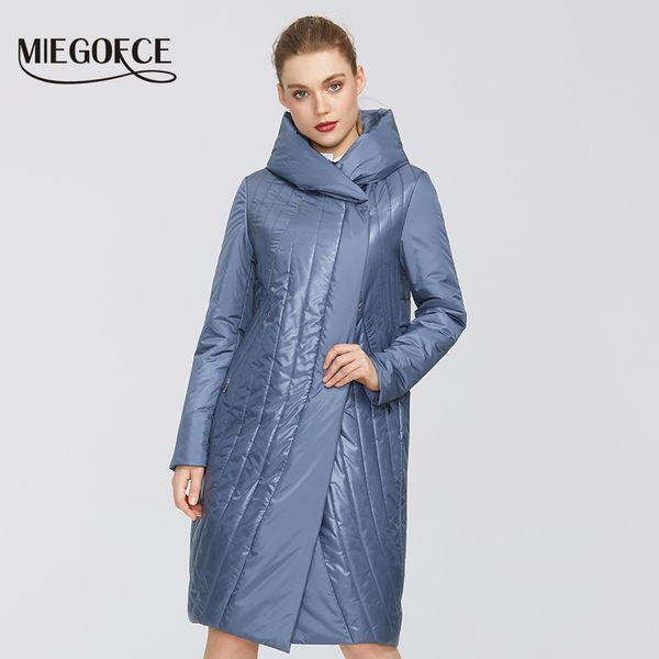 miegofce 2020 spring women's collection windproof jacket cotton jacket female raincoat with a hood of medium length 1014, Black
miegofce 2020 spring women's collection windproof jacket cotton jacket female raincoat with a hood of medium length 1014, Black