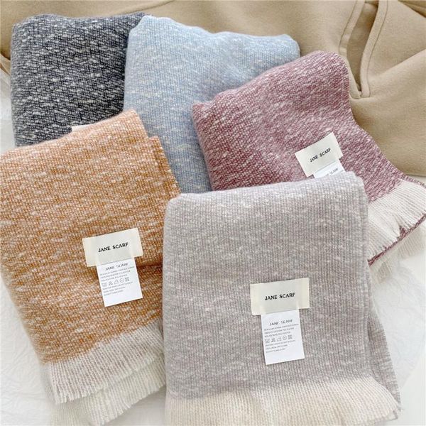 2020 new fall winter designer's gentle knitting ins small fragrant wind keeps warm korean wild scarf healing, Blue;gray
2020 new fall winter designer's gentle knitting ins small fragrant wind keeps warm korean wild scarf healing, Blue;gray